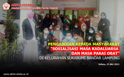 PkM: Sosialisasi Masa Kadaluarsa dan Masa Pakai Obat, di Kelurahan Sukabumi Bandar Lampung