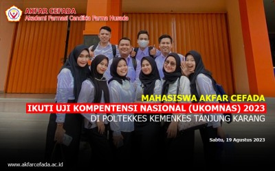 UKOMNAS: Mahasiswa Akademi Farmasi Cendikia Farma Husada Ikuti Uji Kompetensi Nasional (UKOMNAS) di Poltekkes Kemenkes Tanjung Karang