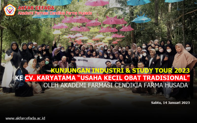KKL: Mahasiswa AKFAR CEFADA Lakukan Kunjungan Industri Ke CV.KARYATAMA Lampung